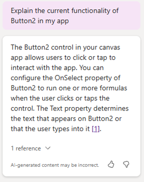 Canvas Apps Copilot