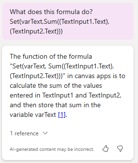 Canvas Apps Copilot