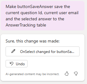 Canvas Apps Copilot